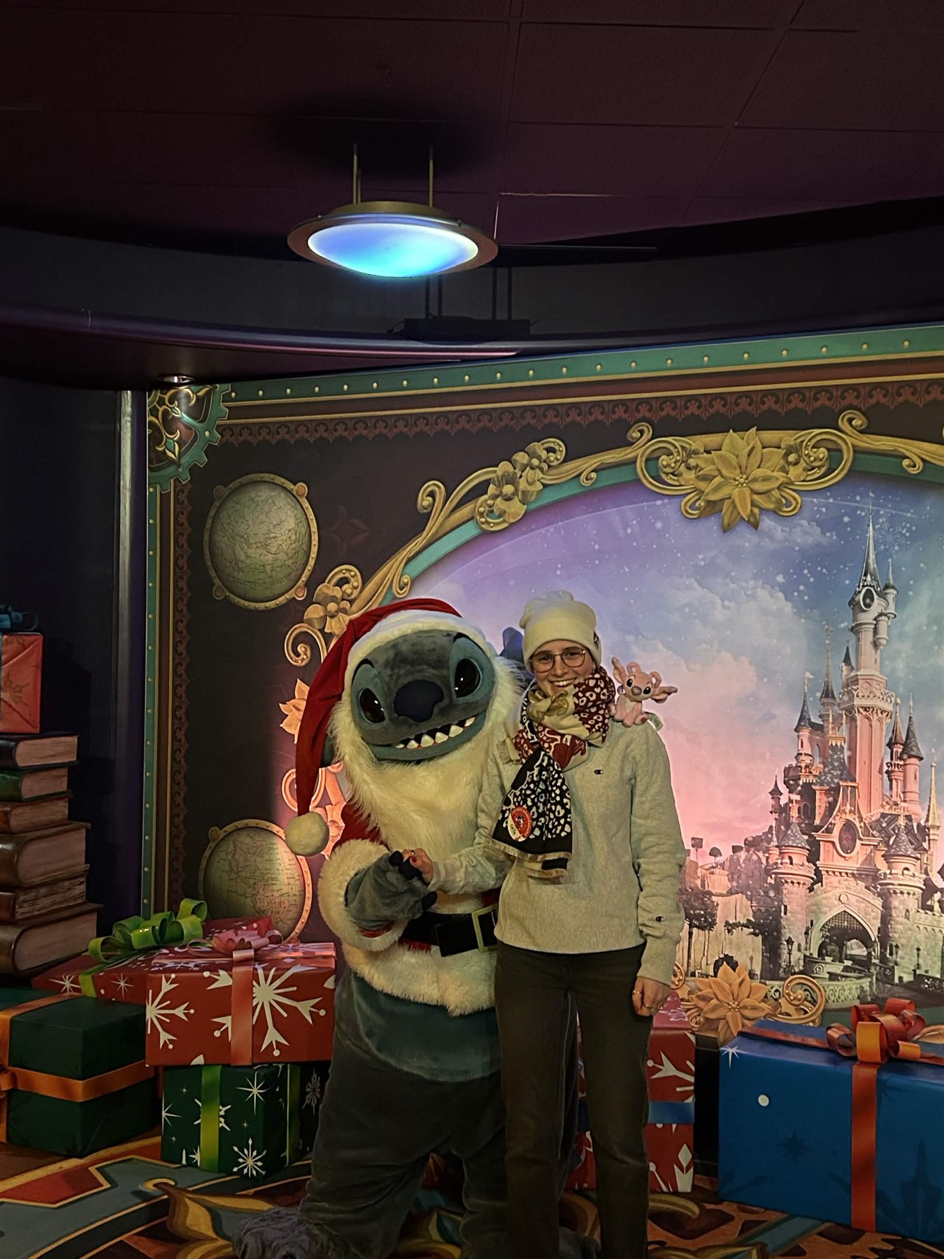 Un souvenir de Noël avec Stitch.